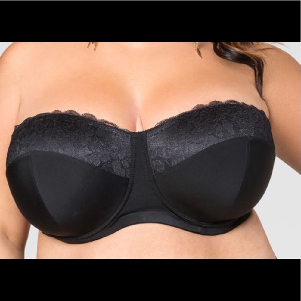Strapless bra